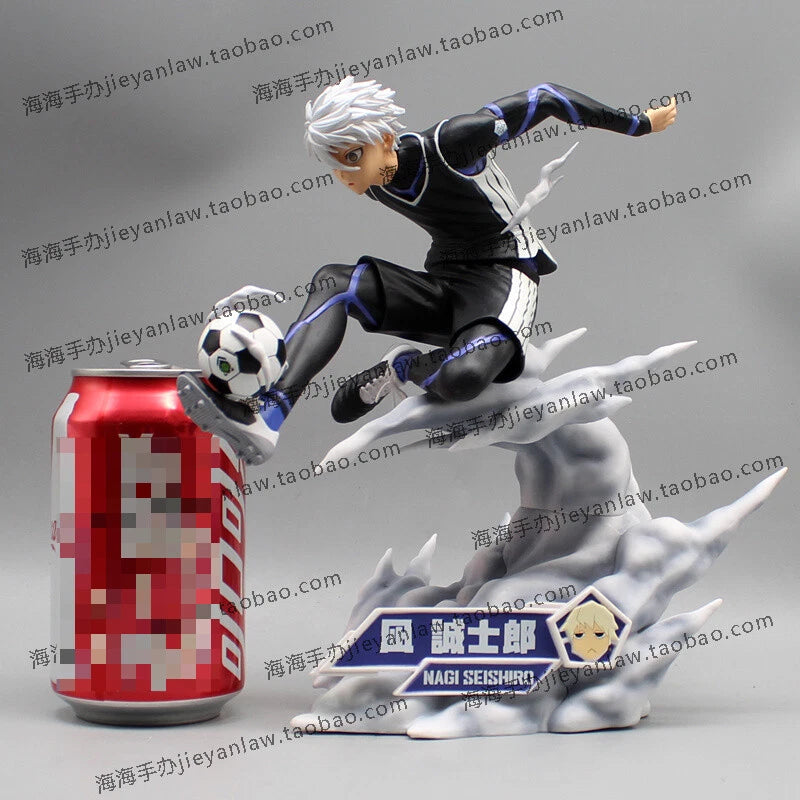 Anime BLUE LOCK Nagi Seishiro Play Football 1/7 Scale Figure Model Toy Gift 23cm 07FC0E-D4 - KOEEK