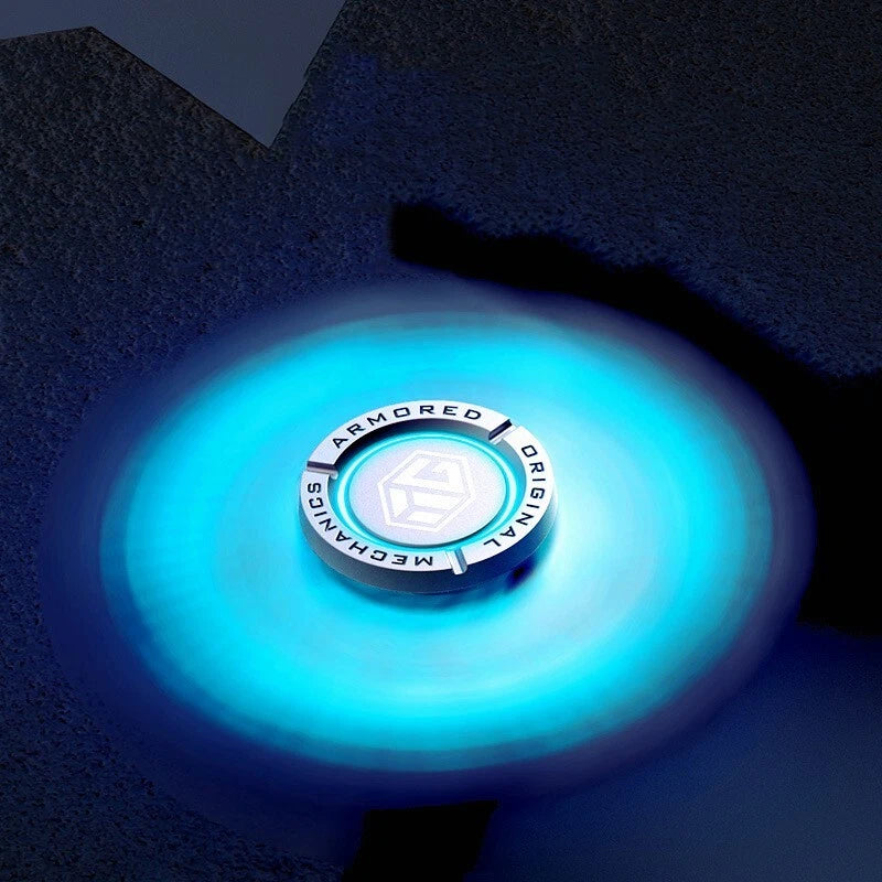 Metal Finger Toy Fidget Spinner EDC Toy Gyroscope Stress Relief Toy Luminous Toy 07FC0E-D4 - KOEEK
