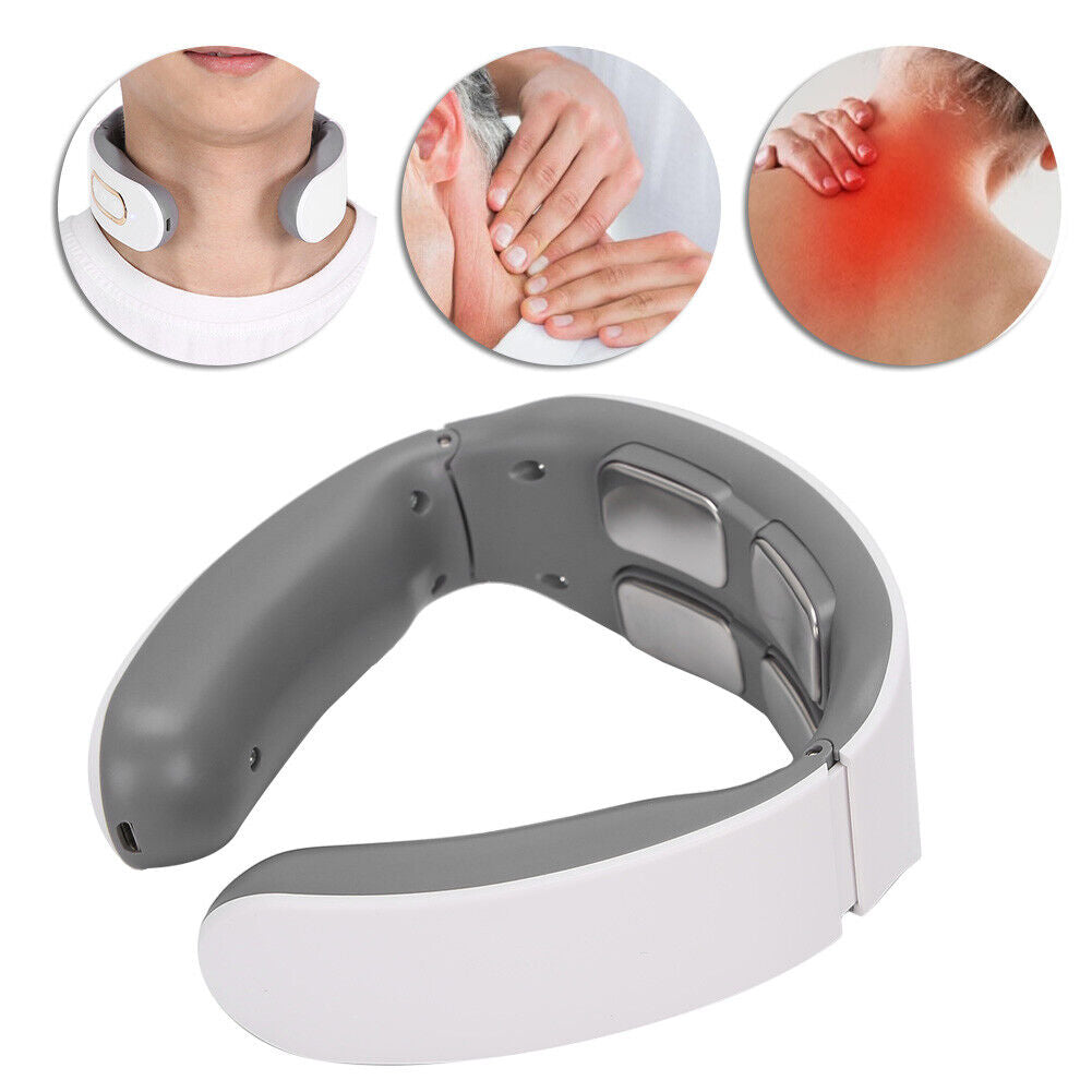 new Wireless Neck Massager 9 Gears Electric Vertebra Massager(White Charging) HGF koeek - KOEEK