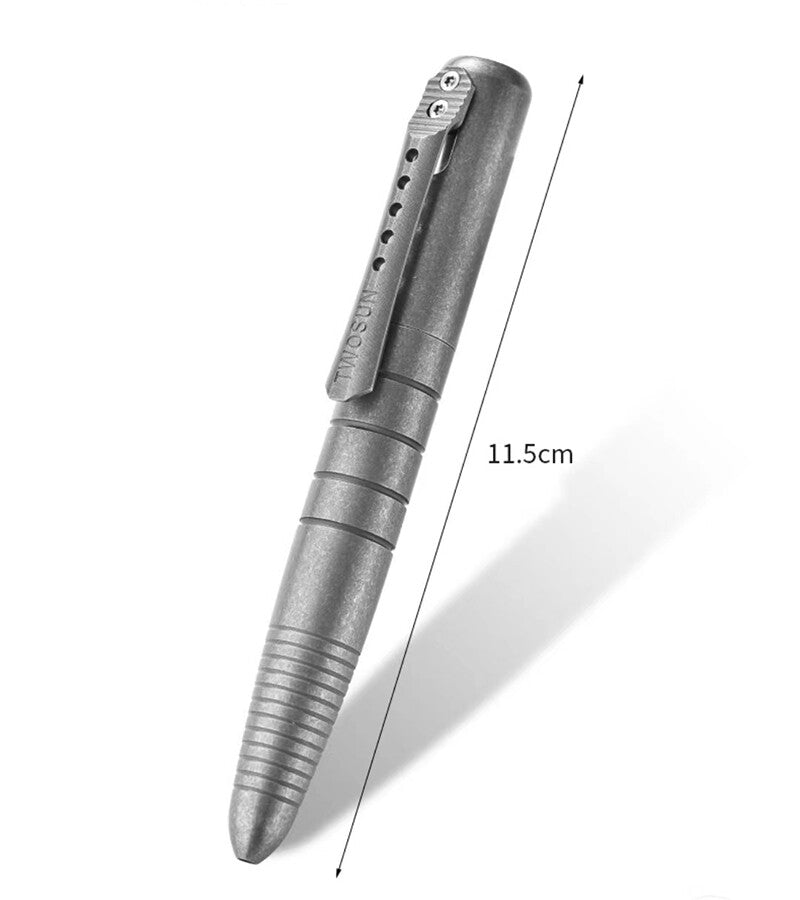 EDC Outdoor Titanium Alloy Ballpoint Signature Business Office Pen G2 Refills 07FC0E-D4 - KOEEK