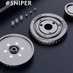 Sniper Mechanical Ratchet Fidget Spinner EDC Fidget Clicker Adult Fidget Toys 07FC0E-D4 - KOEEK