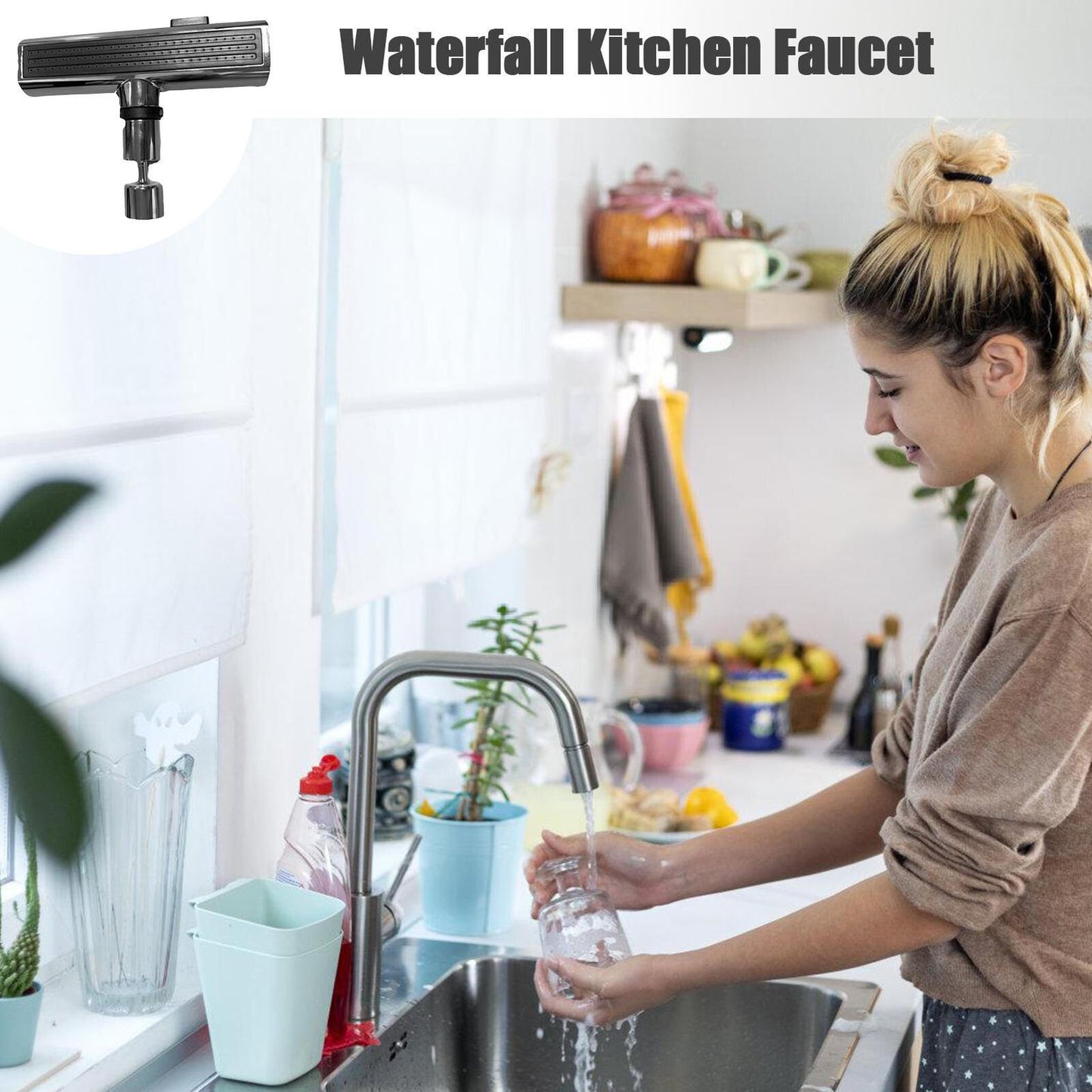 new Kitchen Faucet Metal Faucets for Kitchen and Bathroom Sinks Easy Installation koeek - KOEEK