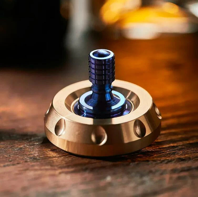 EDC Fidget Spinner Toy Titanium Alloy Hand Spinner Fun Fidget Toys ADHD Tool Toy 07FC0E-D4 - KOEEK