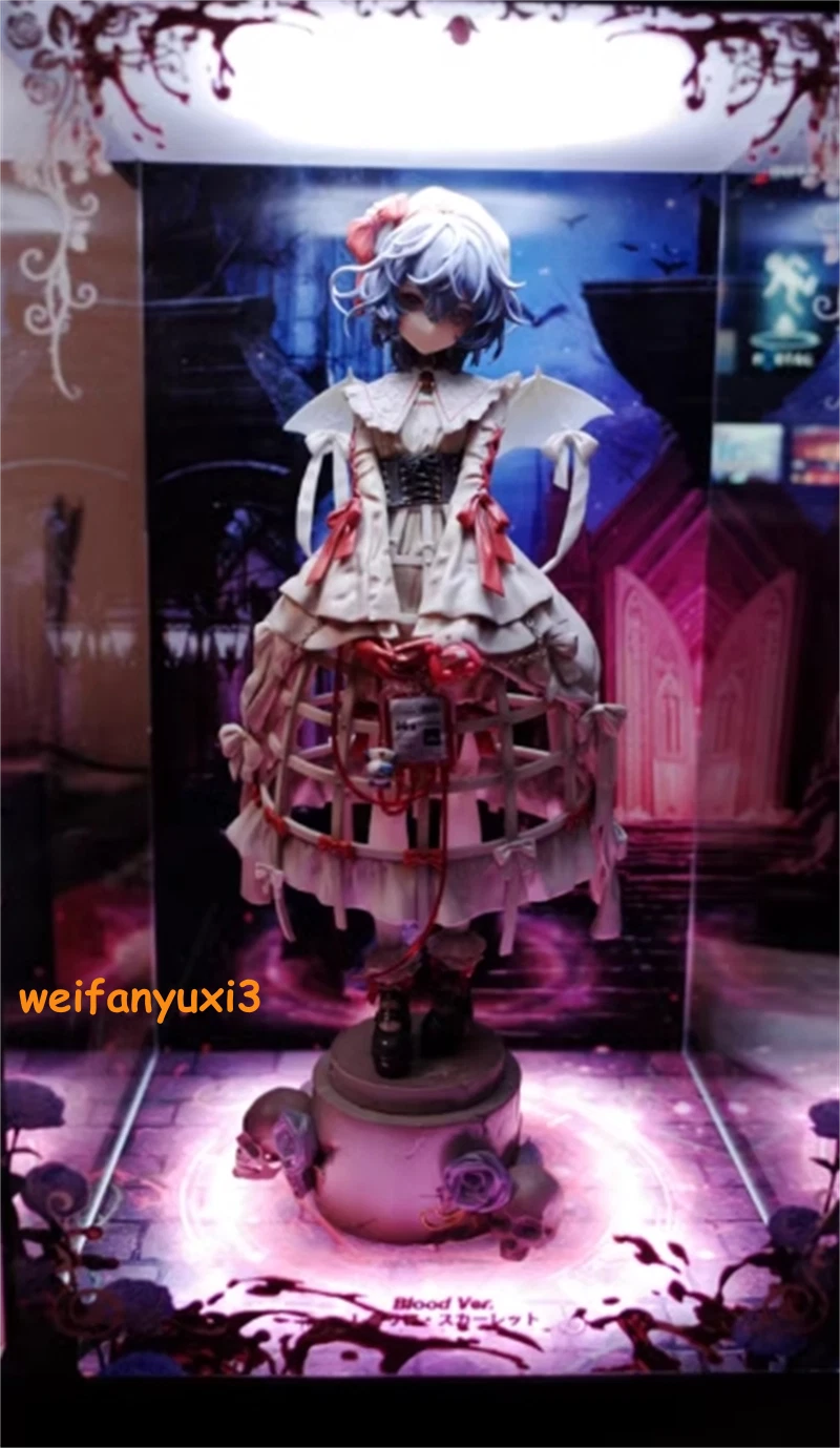 APEX Touhou Project Remilia Scarlet Blood Ver. Figure Display Case LED Light Box 07FC0E-D4 - KOEEK
