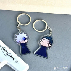 Jujutsu Kaisen Satoru Gojo Geto Suguru Keychain Key Anime Pendant Keyring Gift 07FC0E-D4 - KOEEK