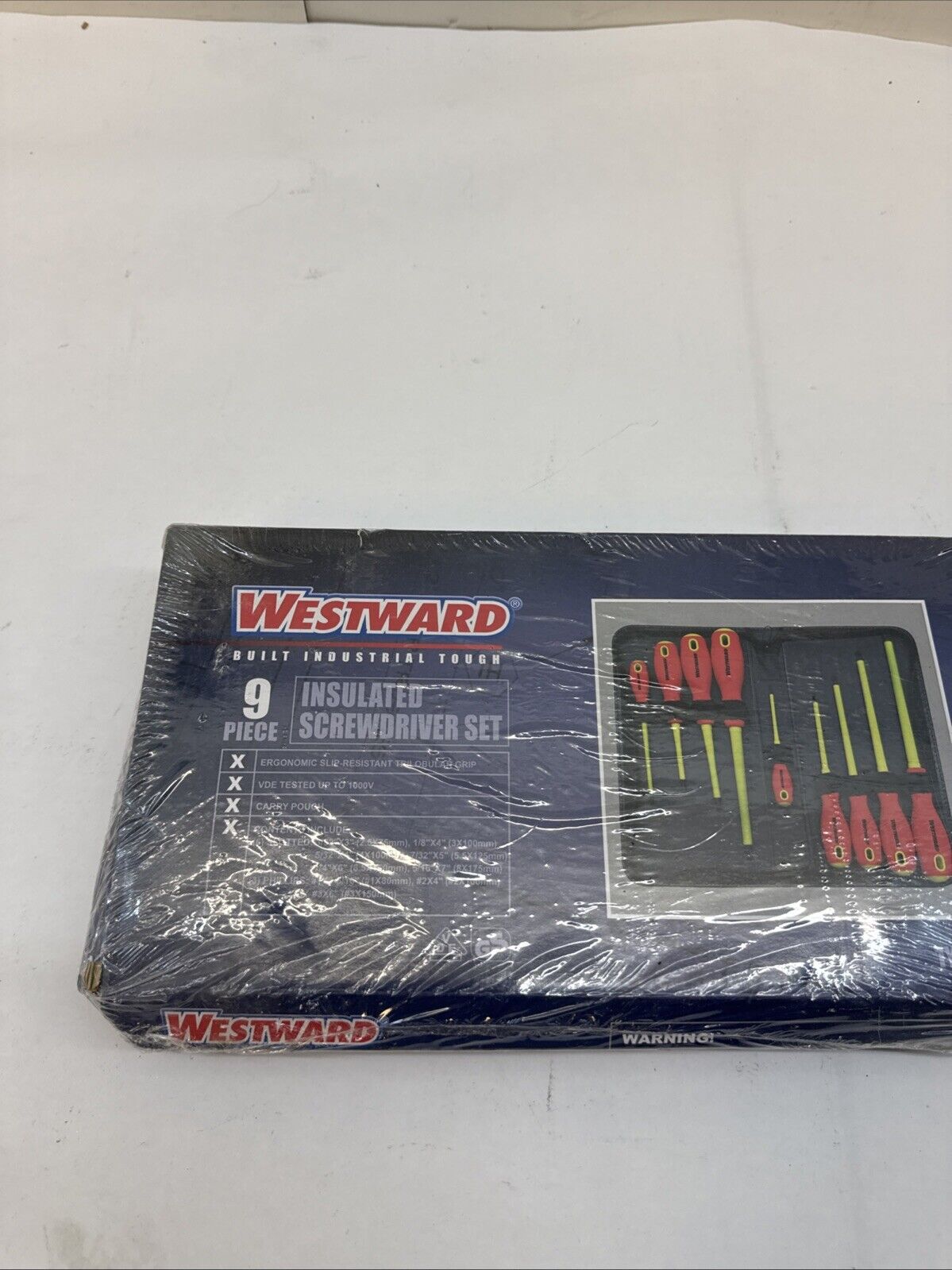 new Westward 1YXN6 Insulated Combo Screwdriver Set 9 PC koeek - KOEEK