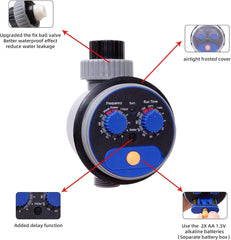 new Sprinkler Water Timer Programmable Garden Zero Pressure Waterproof Blue 07FC0E-D4 - KOEEK
