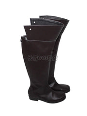 Anime Attack On Titan Eren Jager Cosplay Shoes Cos Shingeki no Kyojin Long Boots 07FC0E-D4 - KOEEK