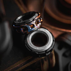 Mechanical Ring Ⅱ Push Slider Haptic Mode Mechanical Spring Structure Metal Toy 07FC0E-D4 - KOEEK
