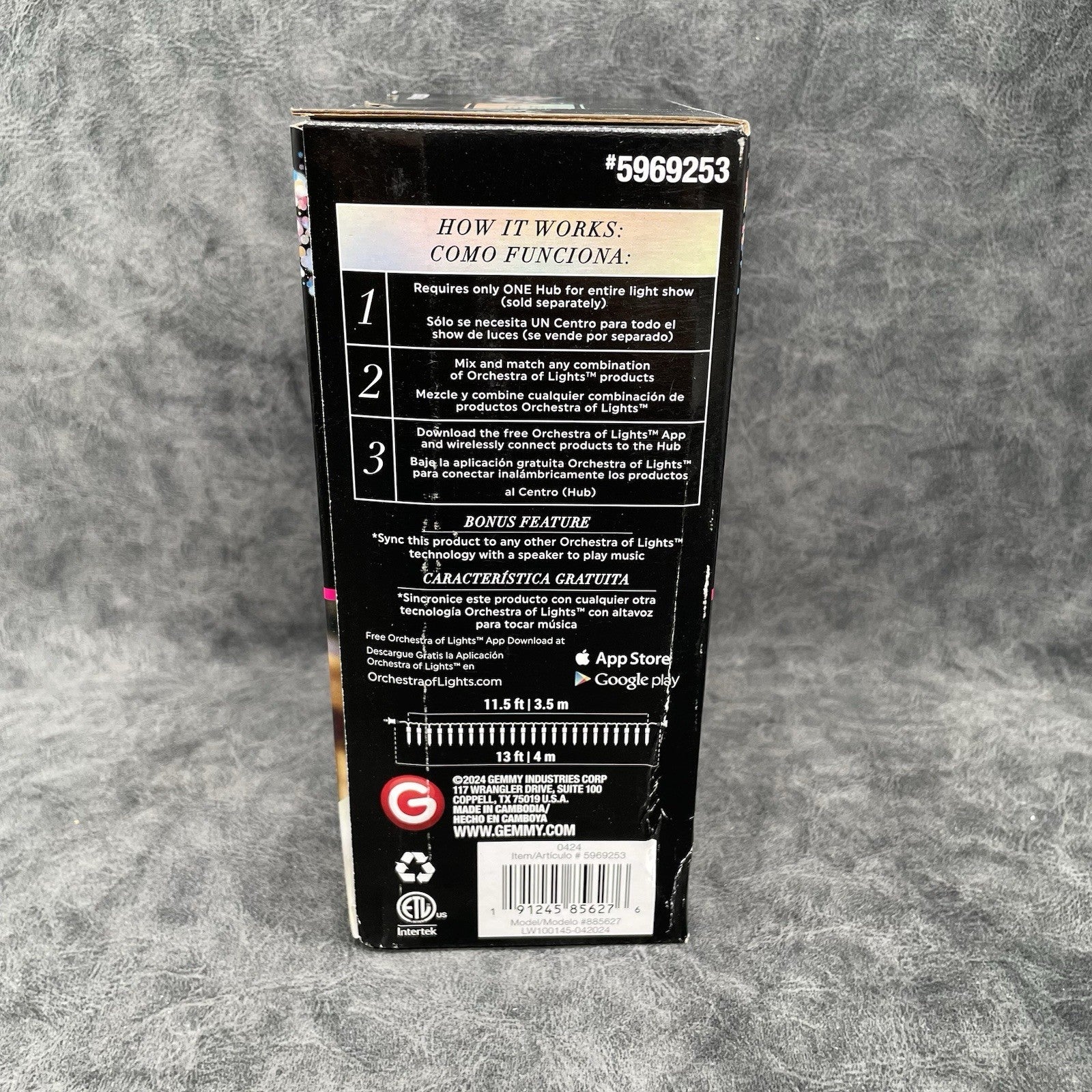 24 Gemmy Orchestra of Lights Color-Changing Faceted Mini LED Lights - GEMMY - KOEEK