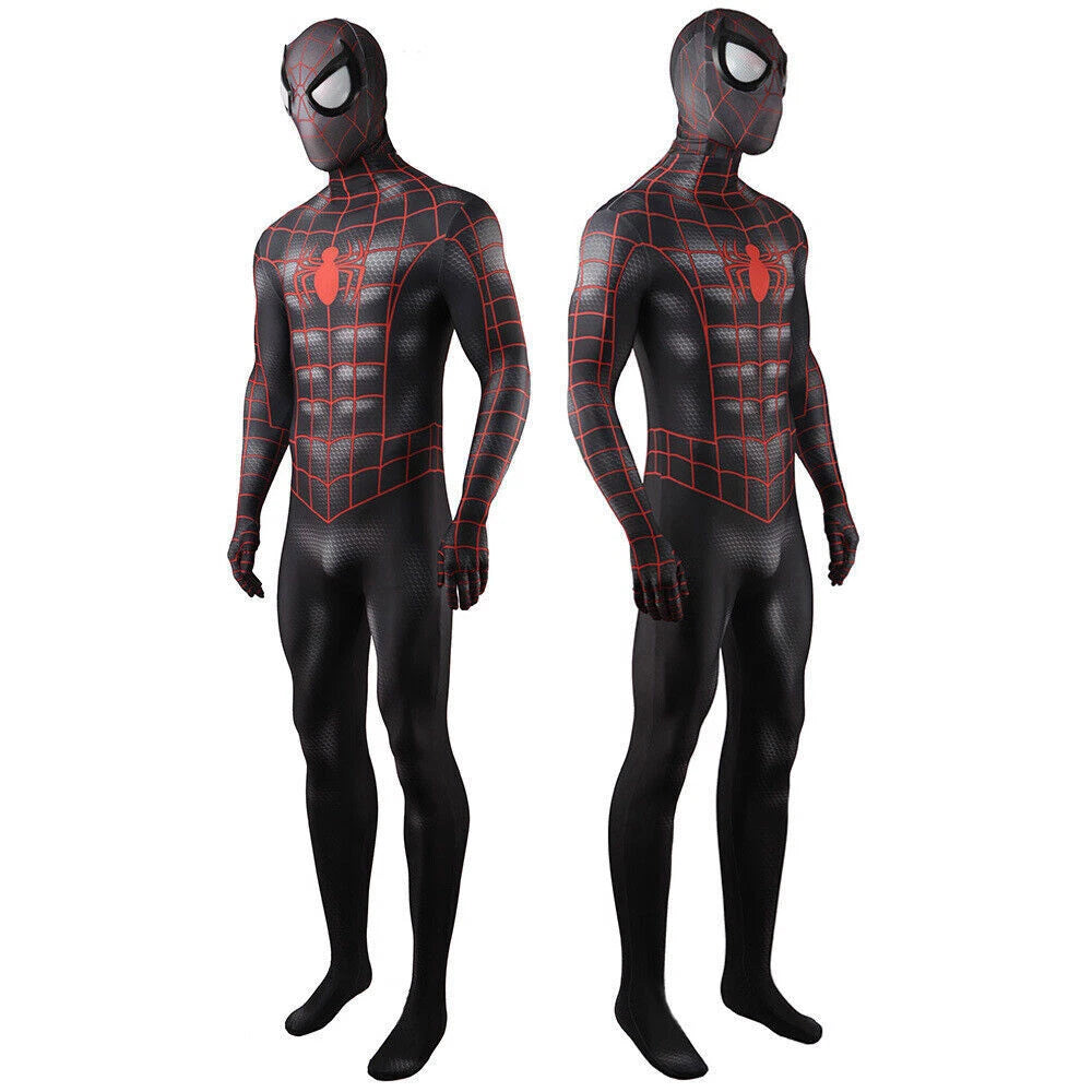 Symbiote Spider-man Jumpsuit Cosplay Costume Men Bodysuit Adult Kids Halloween 07FC0E-D4 - KOEEK