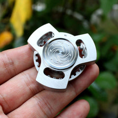 Finger Spinner Fidget Spinner Haptic Toy Stainless Steel Cnc Gear Wheel EDC Toys 07FC0E-D4 - KOEEK