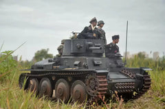 GO-TRUCK 1/6 WWII German 38T Tank Metal Model Not Movable Grey Color In Stock GO-TRUCK - KOEEK