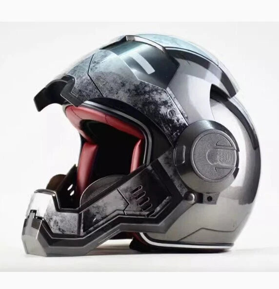 Personalized Motorcycle Helmet Iron Man Creative Decoration Birthday Helmet Gift 07FC0E-D4 - KOEEK