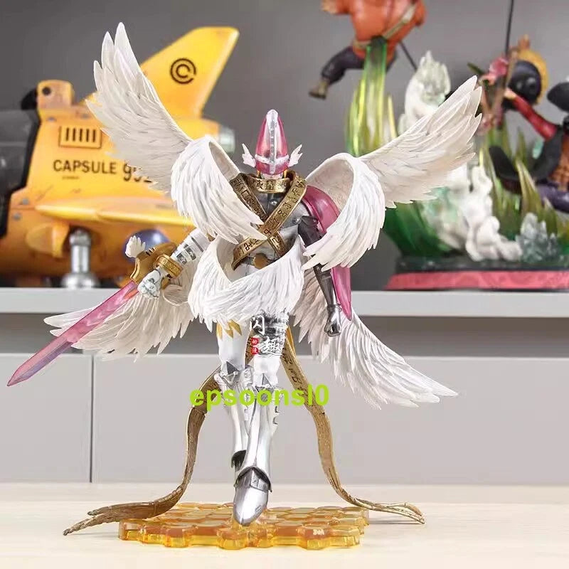 Digimon Adventure Holy Angemon PVC Model Collection 22CM Home Ornament TOY Gift 07FC0E-D4 - KOEEK