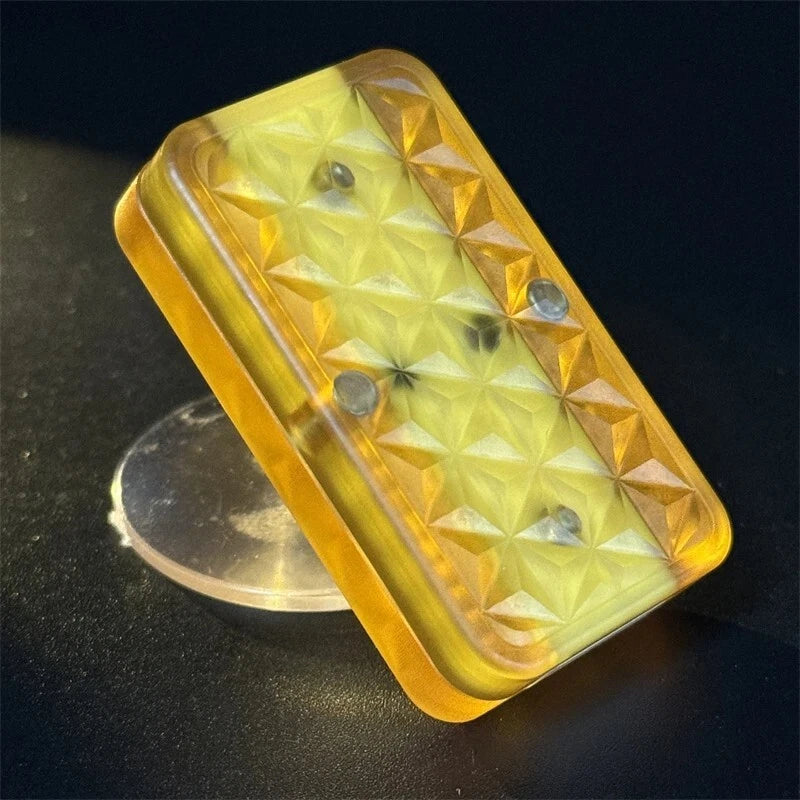Exquisite PEI Fidget Slider Mechanical Fidget EDC Toys Amber Stress Relief Toy 07FC0E-D4 - KOEEK