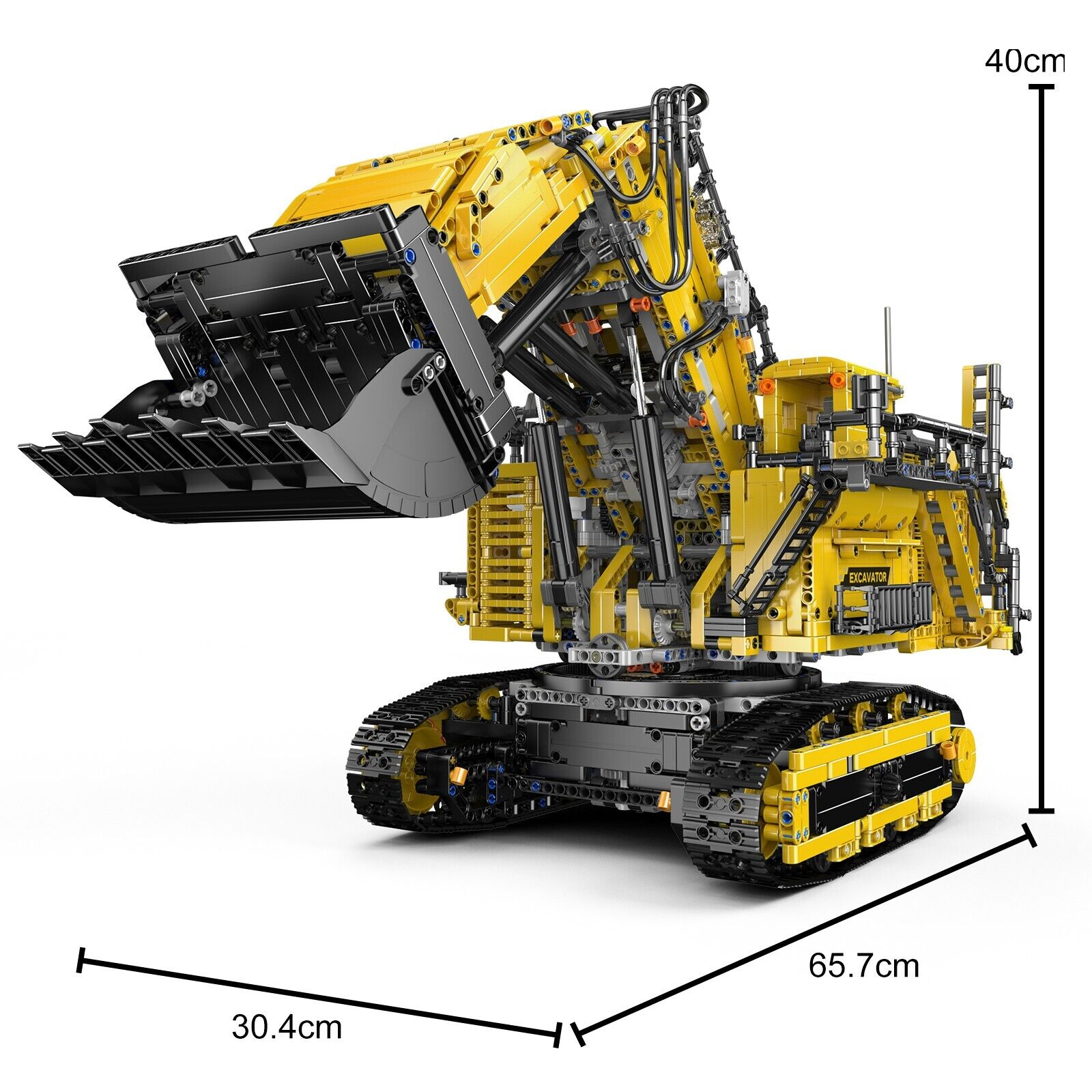 new Mould King 17070 Heavy Duty Excavator Bulldozer Engineering Building Block Toy MOULD KING - KOEEK