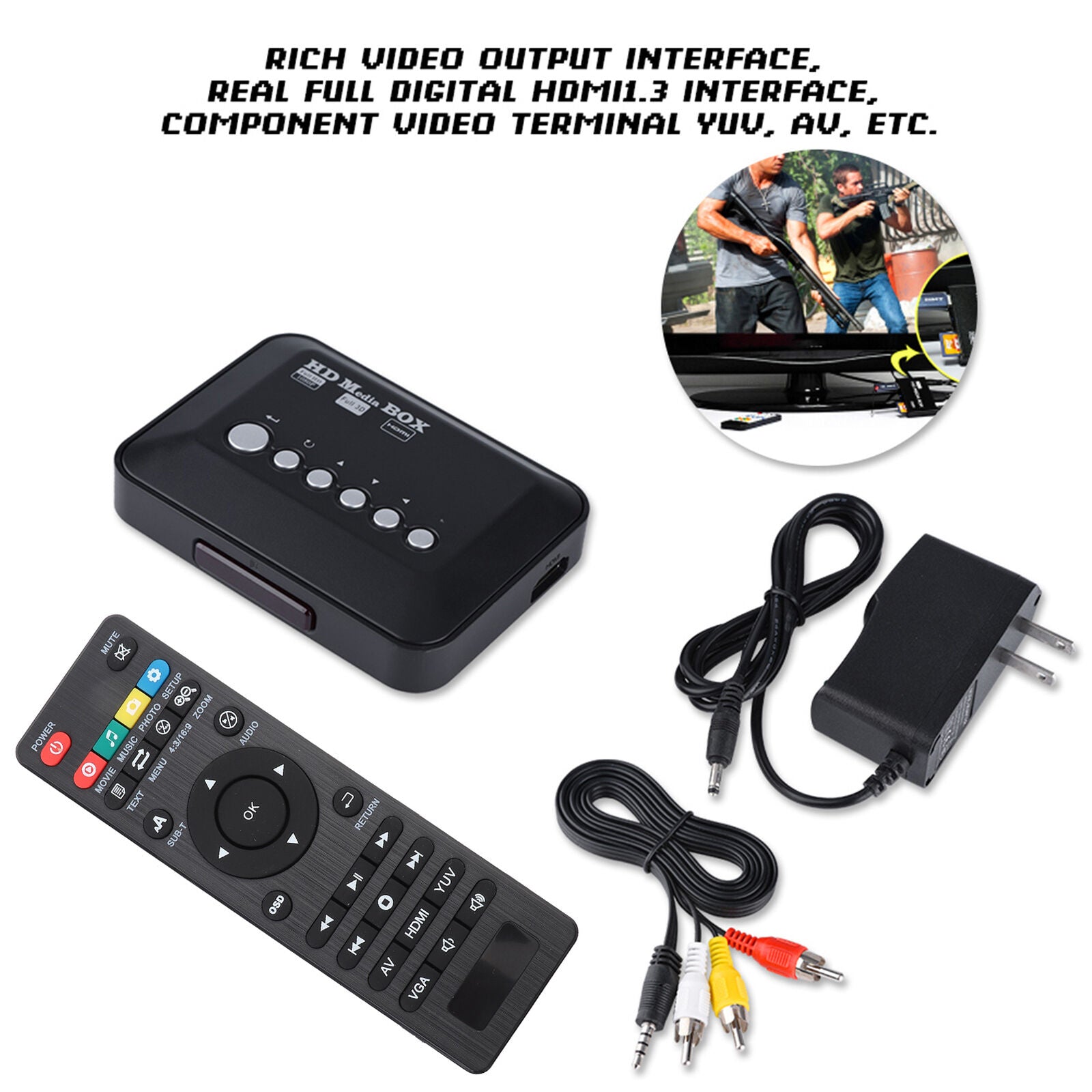 new (U.S. Regulations) Lowest Power Audio Audio Video Player HD Video Player koeek - KOEEK