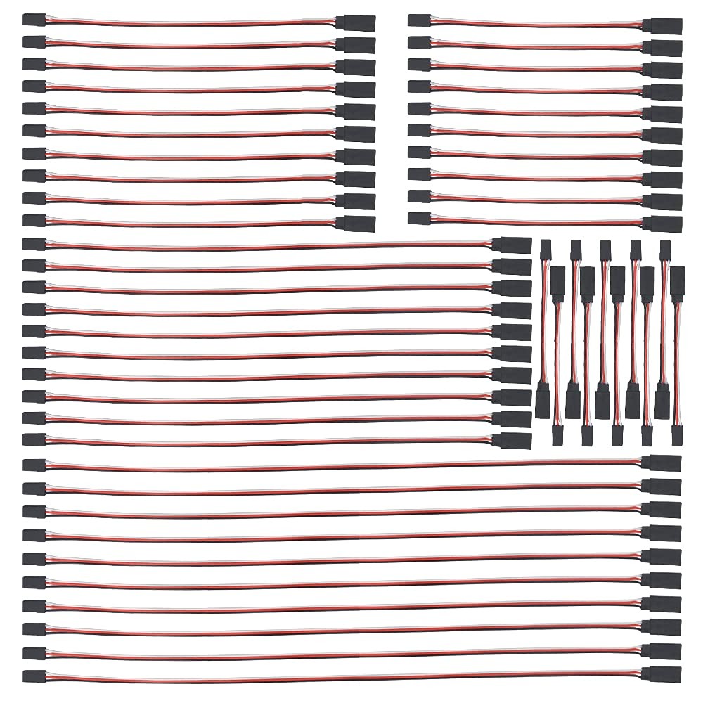 new WMYCONGCONG 50 PCS Servo Extension Lead Wire Cable Male to Female 3 Pin for... WMYCONGCONG - KOEEK