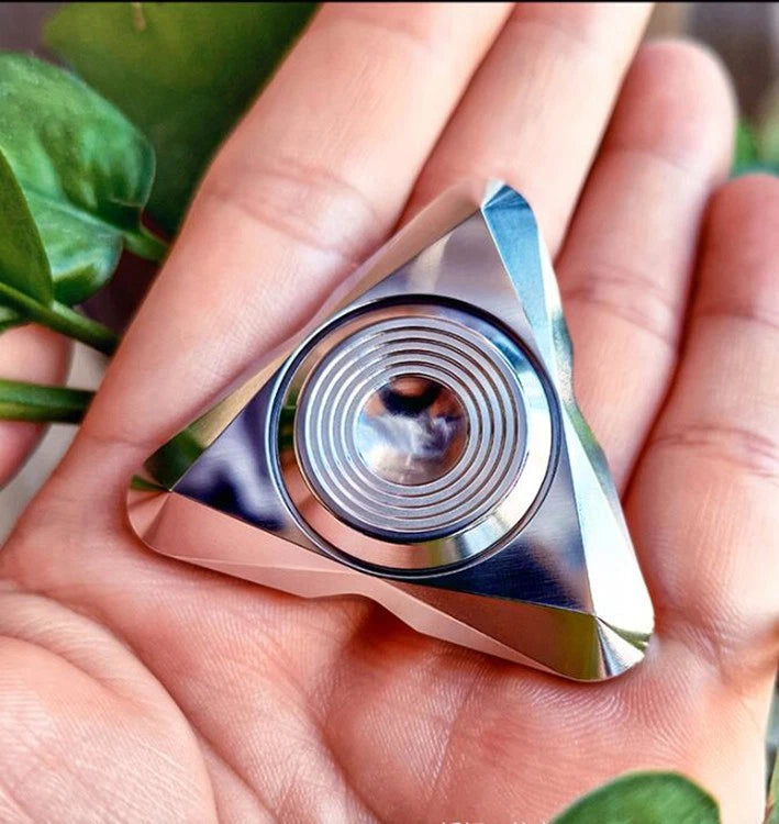 Titanium Alloy Fidget Hand Spinner Finger Gyro Toys EDC Focus Stress Reliever 07FC0E-D4 - KOEEK