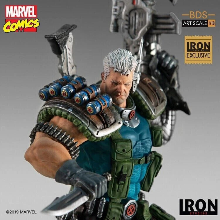 Iron Studios MARCAS17919-10 1/10th CABLE Display Statue Action Figure Doll Model 07FC0E-D4 - KOEEK