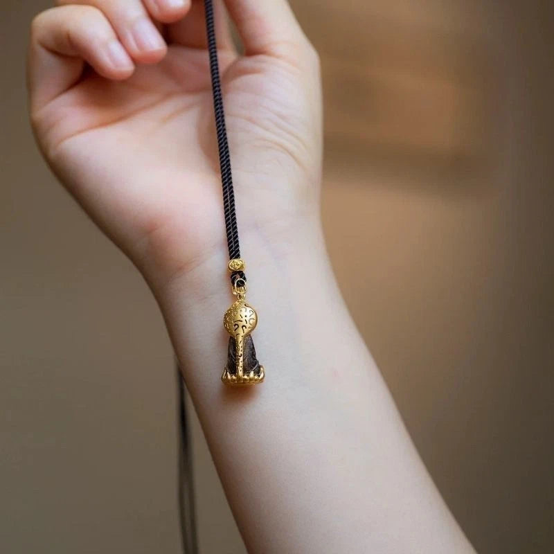 Mini Buddha Amulet Pendant Necklace Spiritual Charm Jewelry 07FC0E-D4 - KOEEK