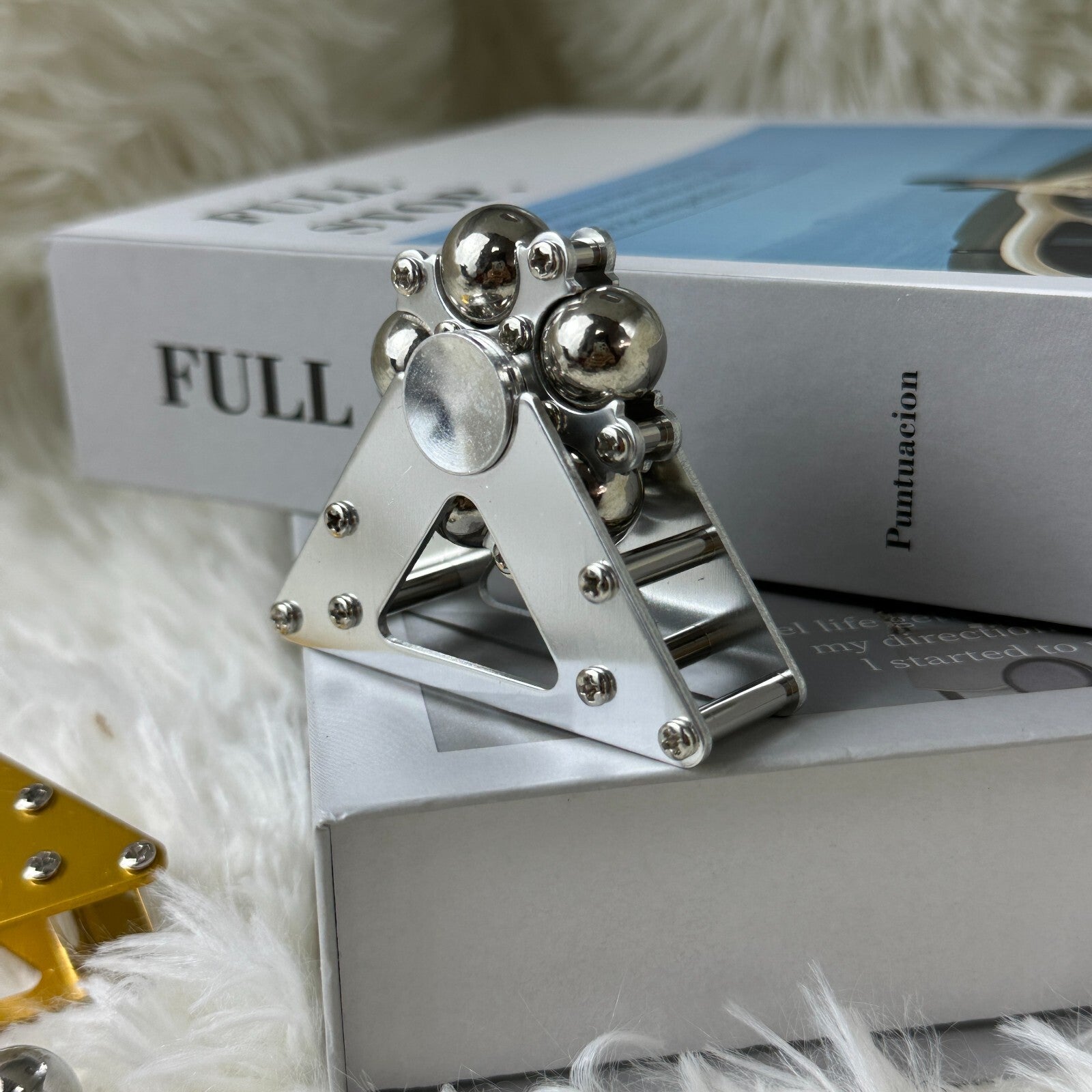 Fidget Spinner Metal Adult Kid Anti-stress Top Gyroscope Stress Reliever EDC Toy 07FC0E-D4 - KOEEK