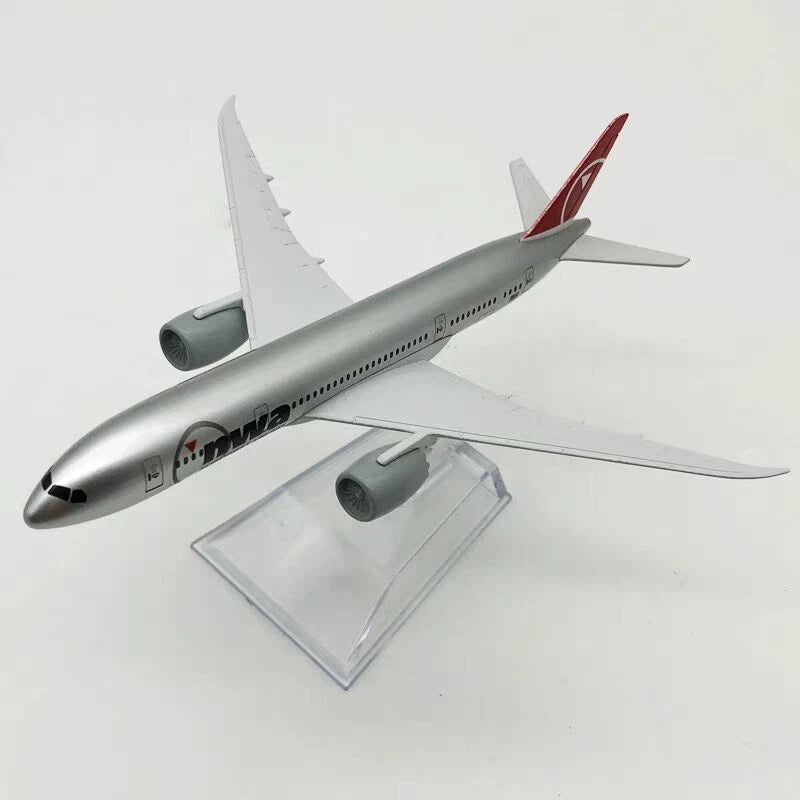 Northwest Airlines B787 Solid Alloy Aircraft Model Boeing 787 Passenger Plane 07FC0E-D4 - KOEEK
