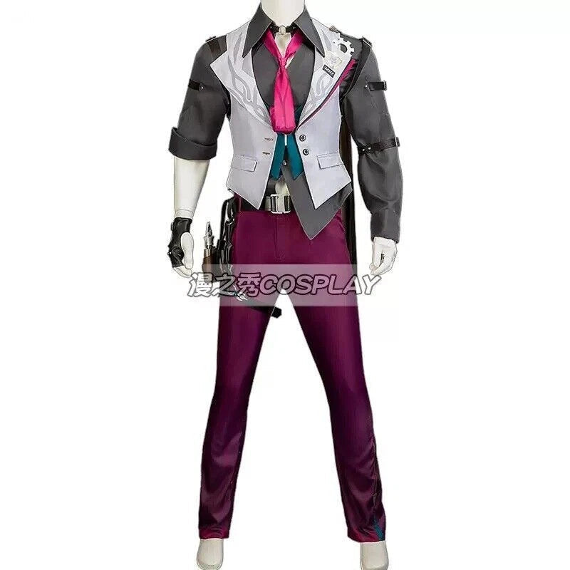 Honkai Star Rail Gallagher Halloween Costume Outfit Cosplay Party Game Dress Set 07FC0E-D4 - KOEEK