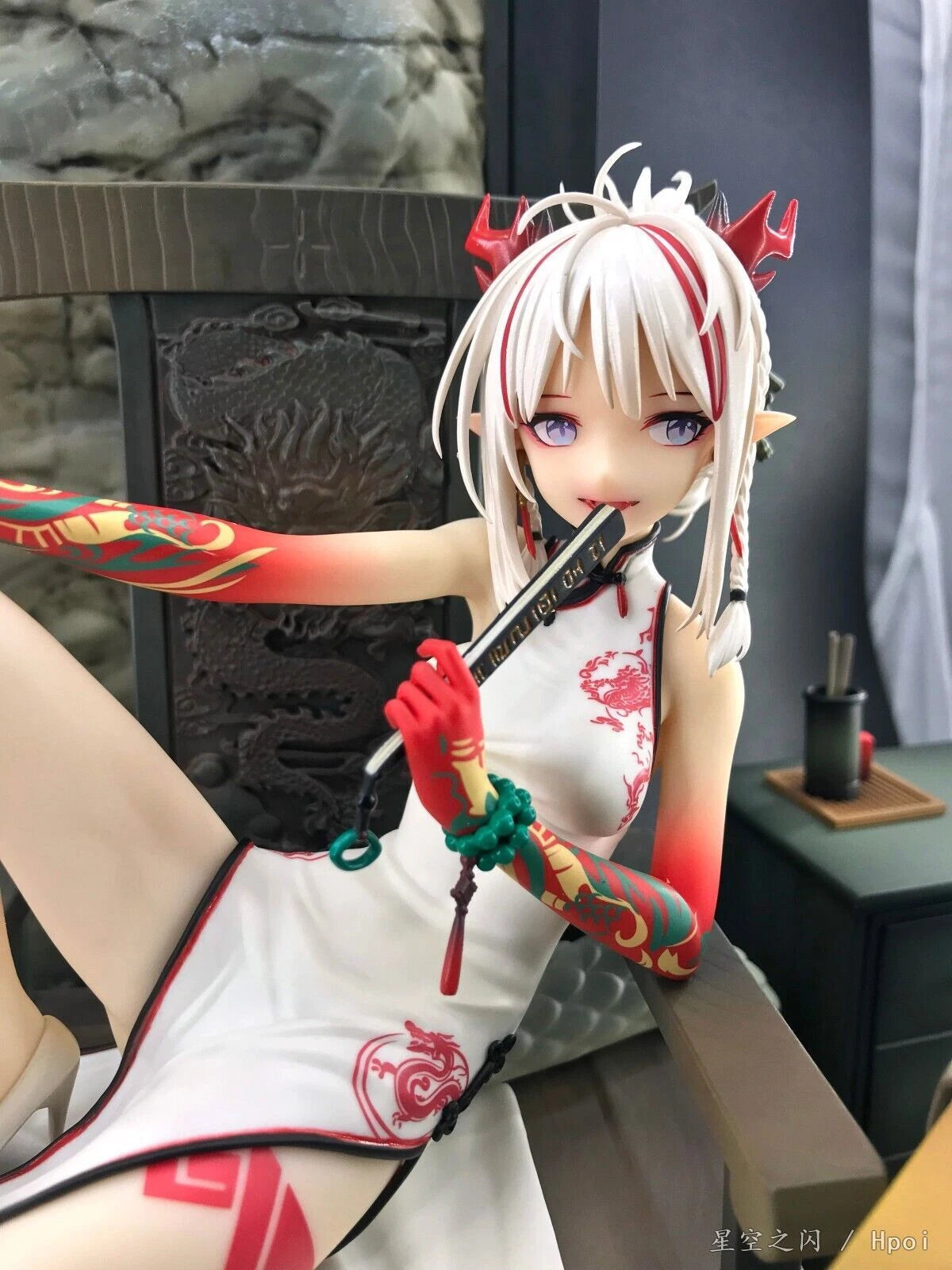 Official  Arknights Nian Figure Statue 1:7 Scale Ornaments 乐逍遥 VER. 12in 07FC0E-D4 - KOEEK