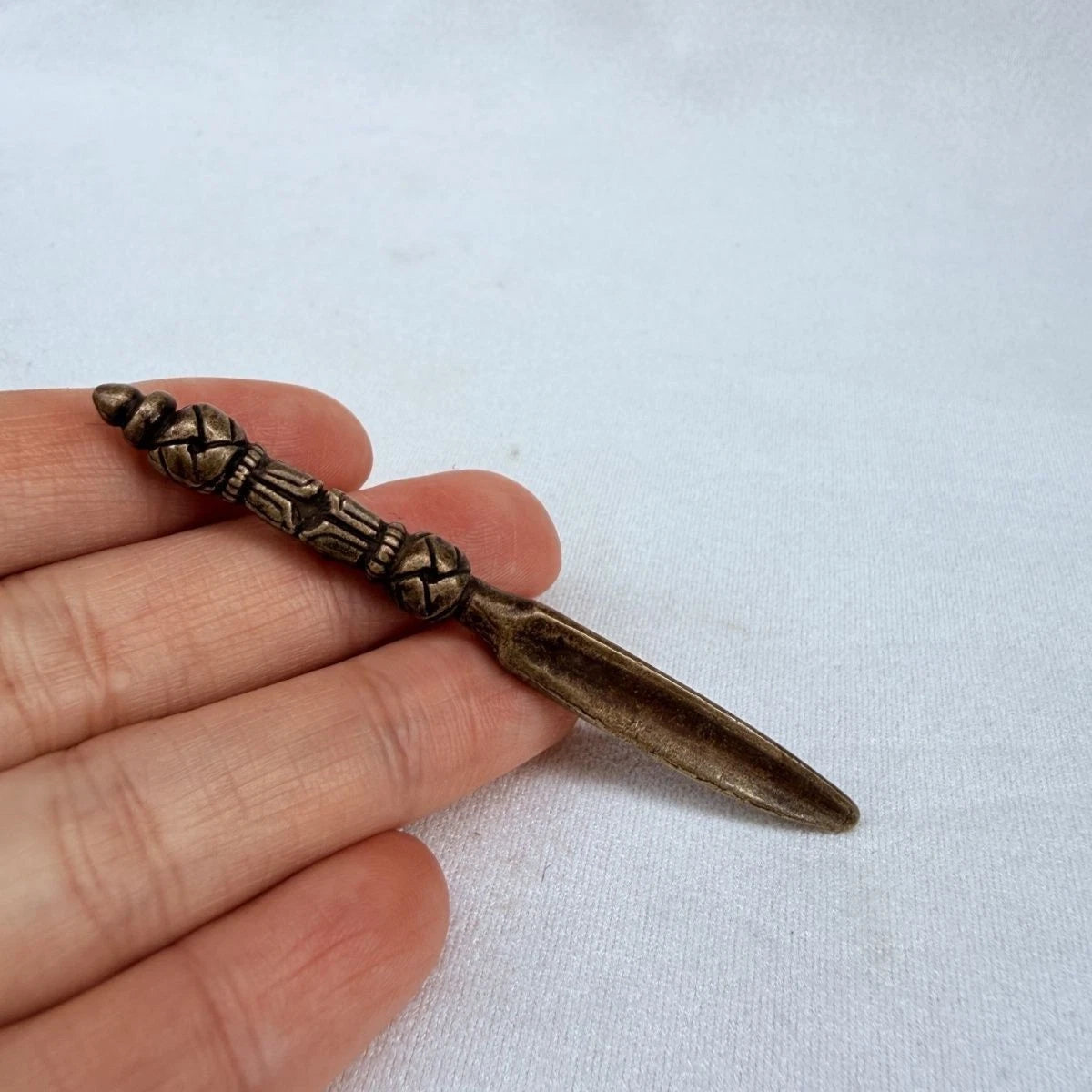 2.5"Tibetan Copper Diamond Pendant Accessory Buddhism Blessing Amulet Collection 07FC0E-D4 - KOEEK
