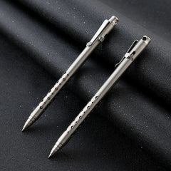 EDC Titanium Ballpoint Pen Signature Writing Pocket Pen Outdoor Business Office* 07FC0E-D4 - KOEEK