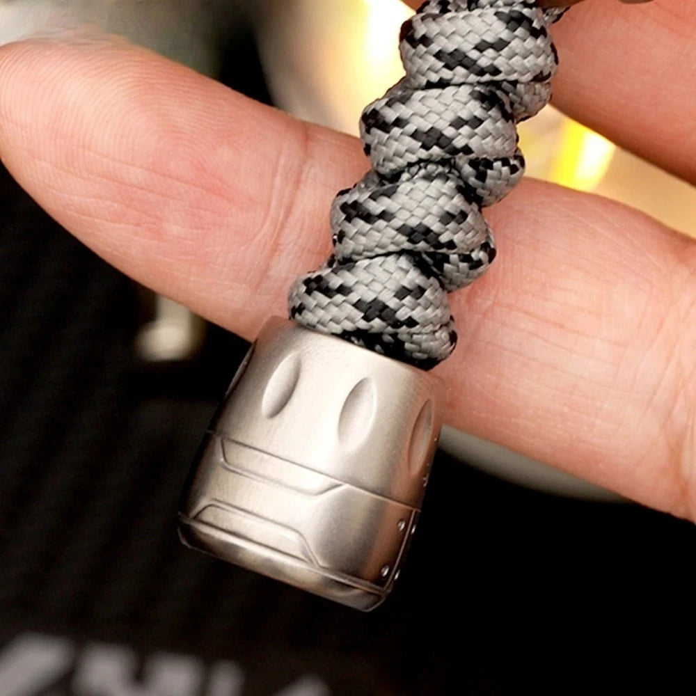 EDC Zirconium Engine Pendant Knife Beads Push Slider decoration Beads Pendant 07FC0E-D4 - KOEEK