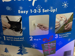 2007 Gemmy 8’ Mickey Mouse W/Gift Bag Lighted Christmas Inflatable Airblown- GEMMY - KOEEK