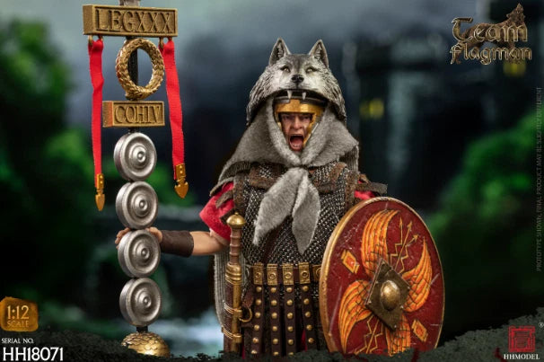 HHMODEL HH18071 Imperial Legion Roman Standard Bearer 1/12 Action Figure INSTOCK 07FC0E-D4 - KOEEK