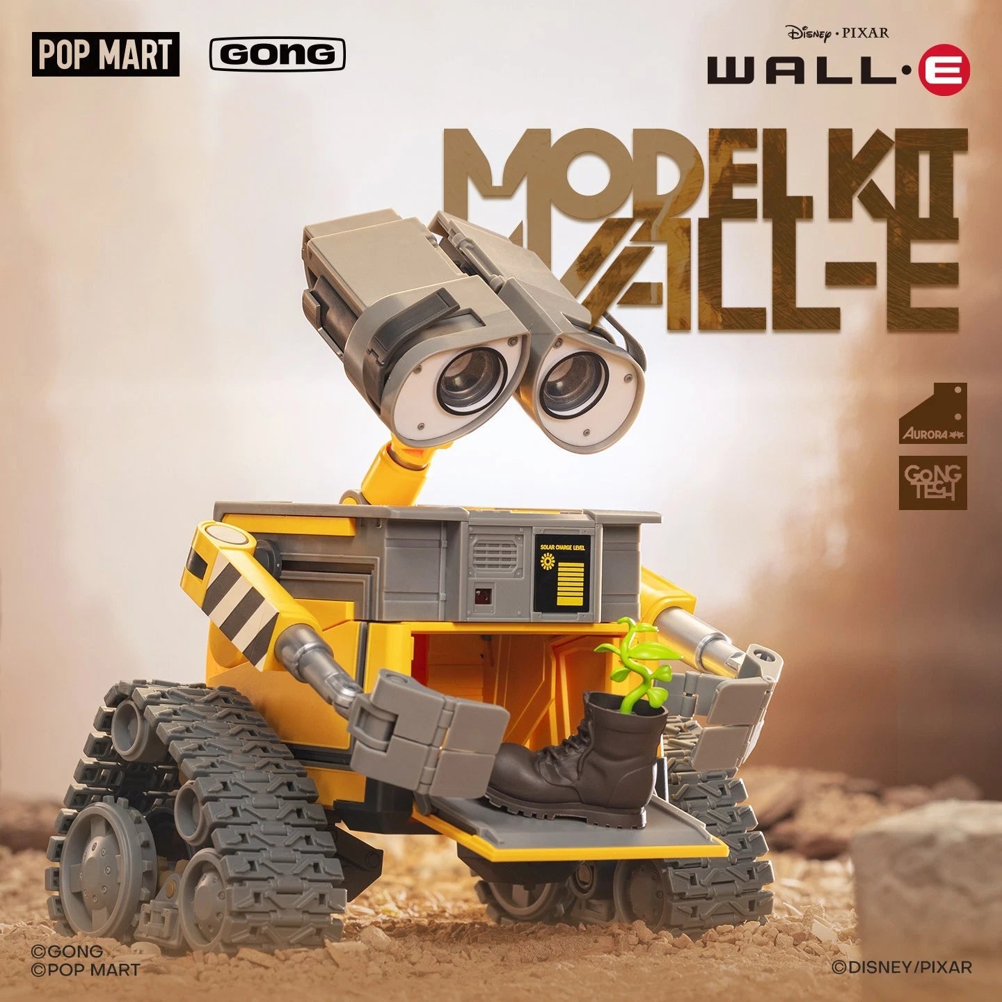 GONG WALL‑E Robot Model Kit Assembly Action Figure Gift Toy  Collectible GONG - KOEEK