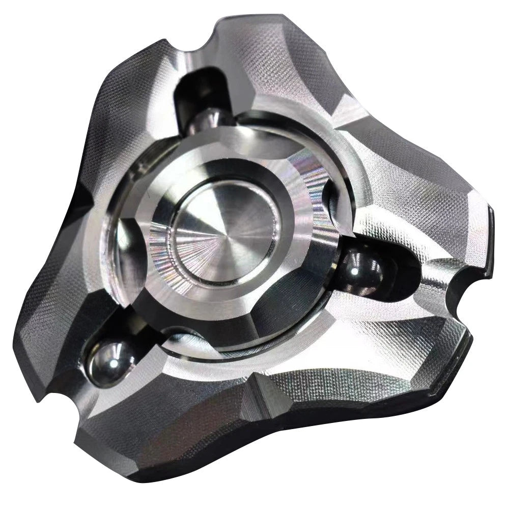 EDC Hand Spinner Adult Fidget Toys God Shield Stainless Steel Fidget Spinner Toy 07FC0E-D4 - KOEEK