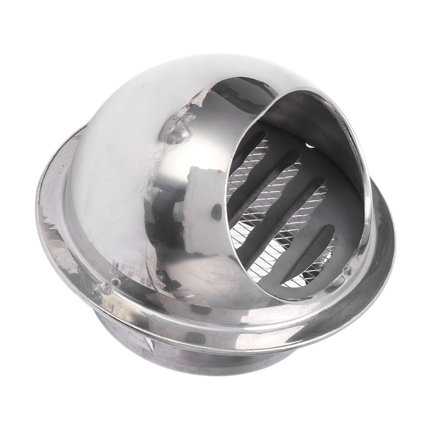 new 4in Stainless Steel Vent Hood Exterior Wind Cover Vent Cover Outlet Accessory koeek - KOEEK