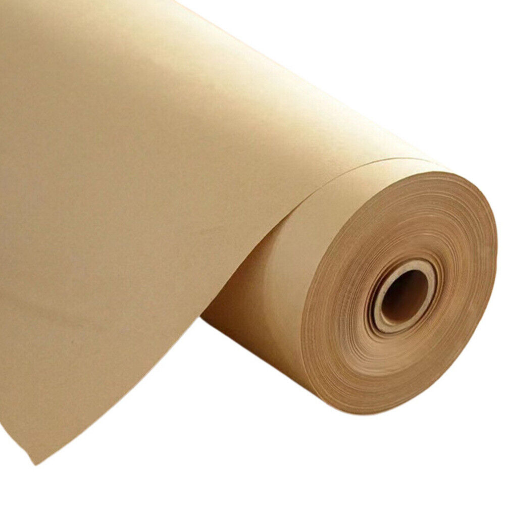 ny 1 rull Tegning Håndlaget DIY Brown Craft Paper Rolls DIY Gift Craft wrapping