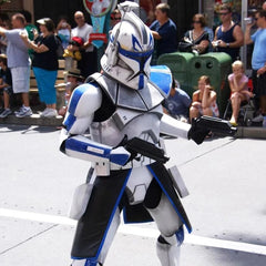 Star Wars Captain Rex Cosplay Wearable Armor Self Assembling Coloring EVA Prop 07FC0E-D4 - KOEEK