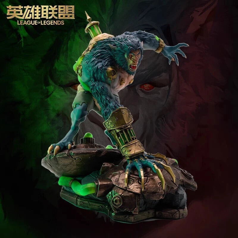 官方 1:7 League of Legends Warwick Figure The Uncaged Wrath of Zaun Model Collect 07FC0E-D4 - KOEEK