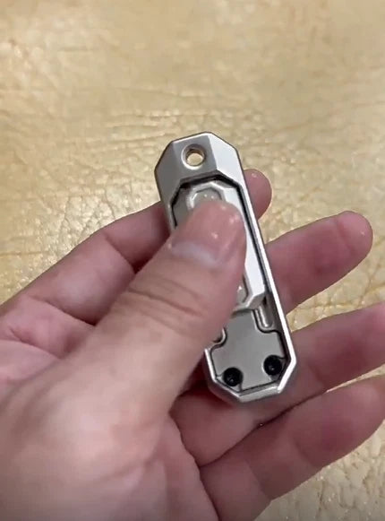Zinc Alloy Push Click Clicker for Adults Stress Hand Fidget Depression Toy EDC 07FC0E-D4 - KOEEK