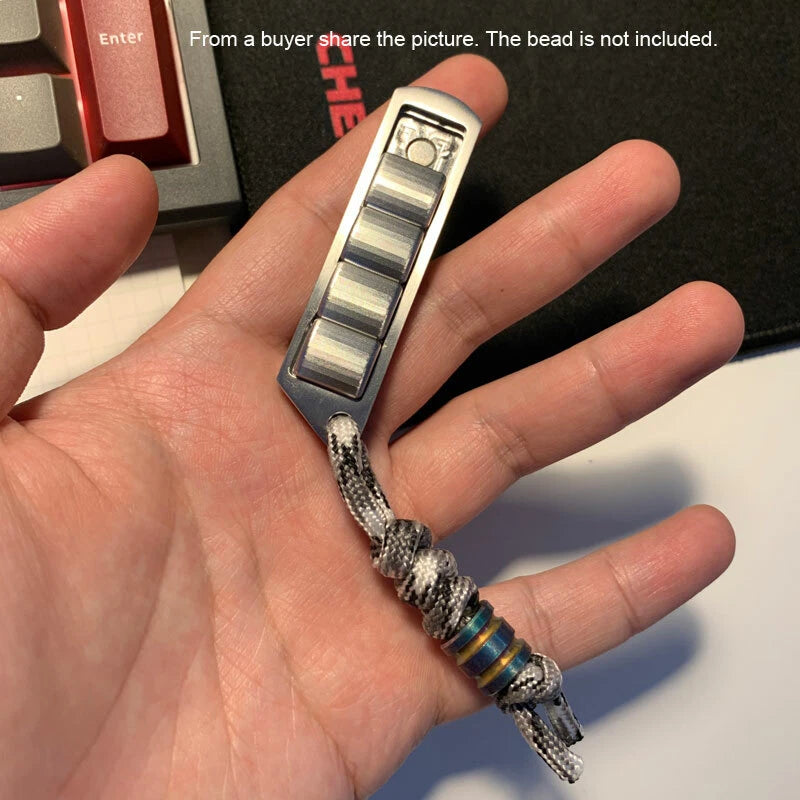 Pocket Click Clicker Magnetic Push Card Hand Fidget decompression Interest EDC 07FC0E-D4 - KOEEK