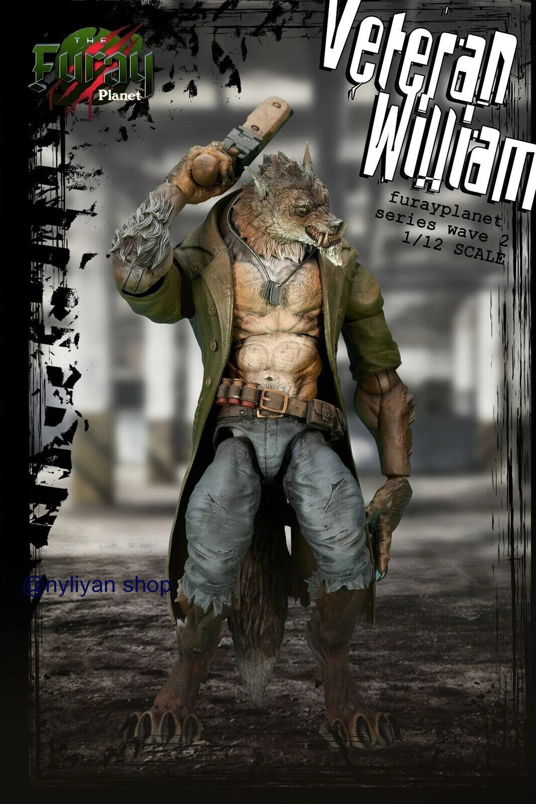 Maestro Union 1/12 Veteran William Werewolf 6'' Action Figure Model IN BOX Gift 07FC0E-D4 - KOEEK