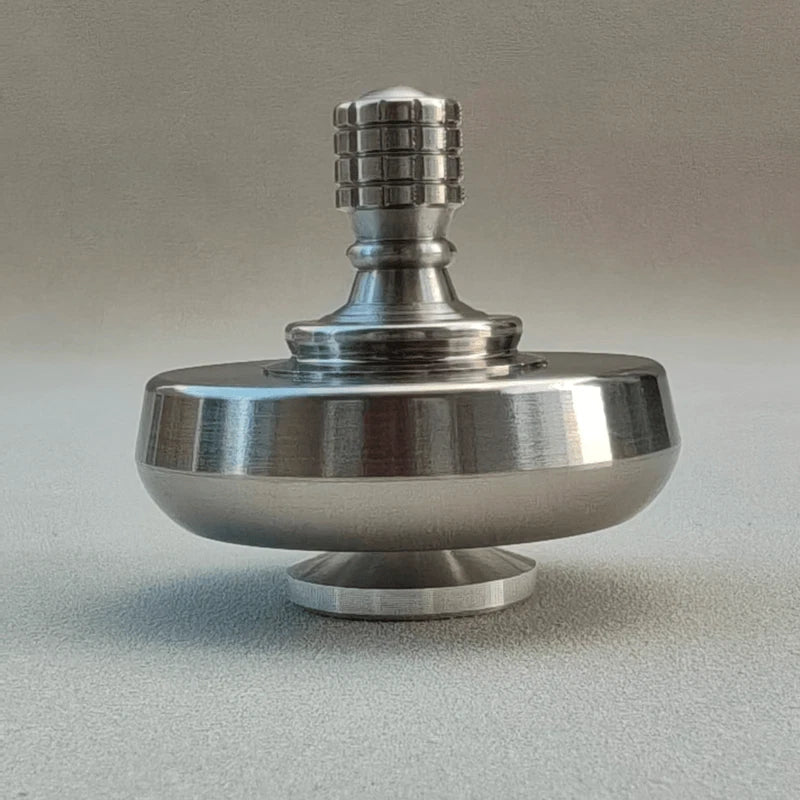 Titanium Spinning Top Desktop Fidget Toy Stress Relief Toy Metal Top SpinnerEDC 07FC0E-D4 - KOEEK