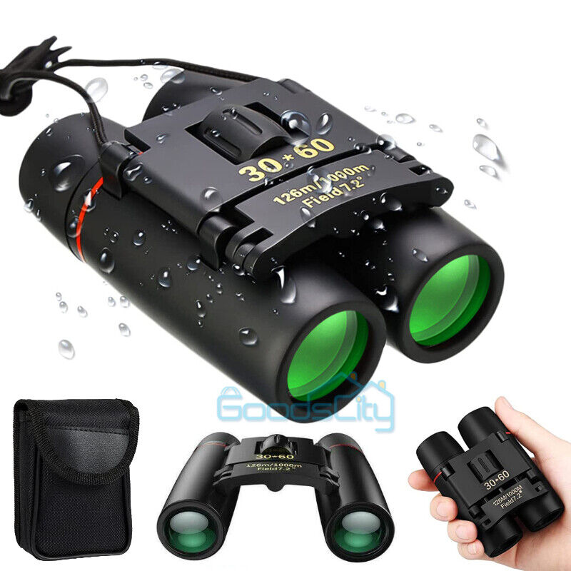 2024 Military Army 30x60 Binoculars Day/Night Vision Hunting Case