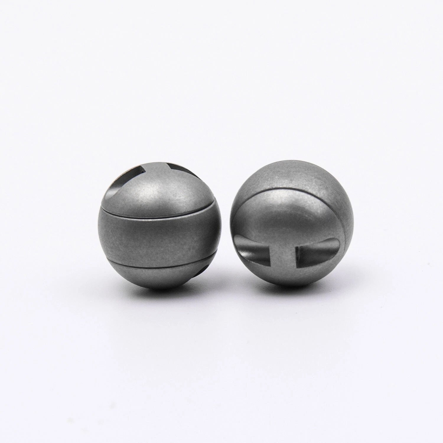 360 Degree Rotation EDC Titanium Gimbal Ring Portable Double Keychain Pendant 07FC0E-D4 - KOEEK