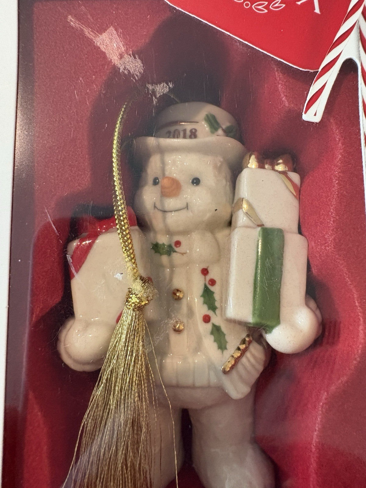Lenox 2018 Gifts Galore Snowman Annual Ornament 4.0” #877378   NIB LENOX - KOEEK