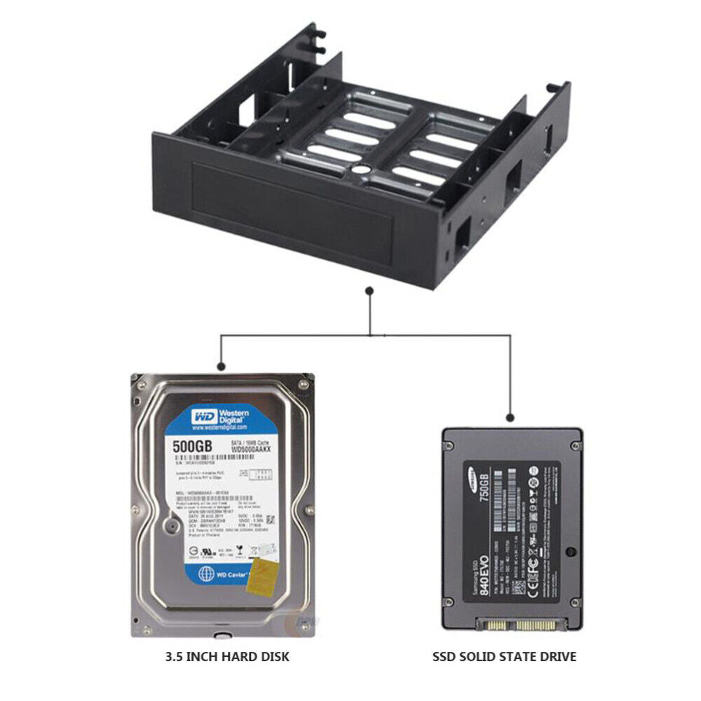 ny bærbar stativ Harddisk monteringsbrakett 5.25 HDD Disk Optisk brønn