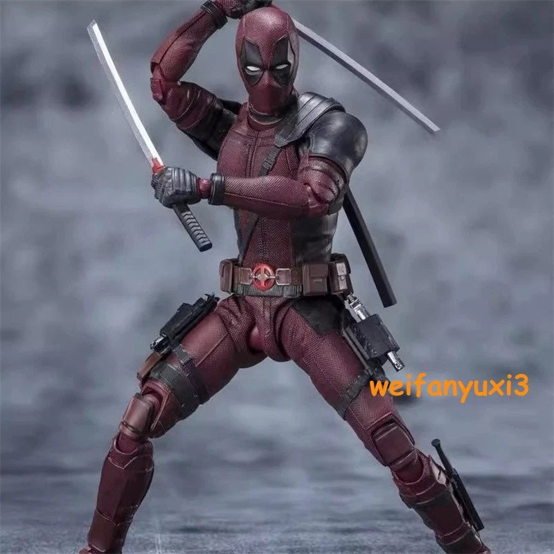 US STOCK S.H. Figuarts Deadpool 2 Marvel SHF Action Figure Replica Toy Xmas Gift MARVEL - KOEEK